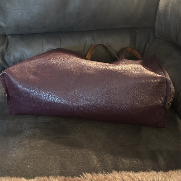 Street level dark purple tote - Picture 3 of 8